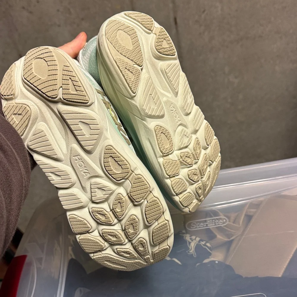 Hoka Light Green Athletic Shoes - Picture 8 of 8